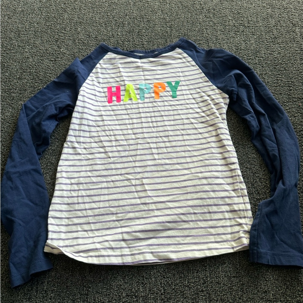 Kids long sleeve HAPPY shirt